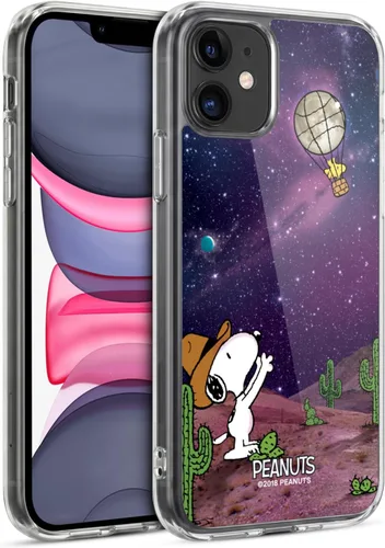 Vista 132 de Head Case Designs Funda de gel con licencia oficial de Peanuts Nebula Balloon Woodstock Snoopy Space Cowboy [protección de grado militar] compatible