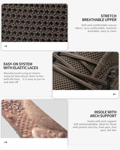 Vista 5 de 1TAZERO Zapatos sin cordones para hombre, extra anchos, ortopédicos, para diabéticos, cómodos para pies hinchados, con soporte de arco para fascitis