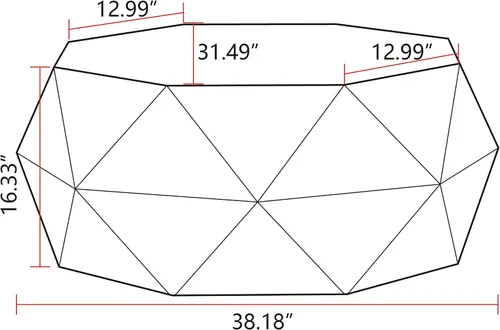 Vista 43 de Mesa auxiliar moderna de madera rústica de 2 niveles, mesas de noche compactas para sala de estar, mesita de noche rectangular minimalista