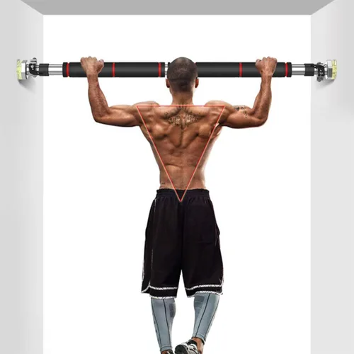 Vista 4 de AKT Barra horizontal multifunción, equipo de ejercicio en el hogar, sin perforar para pull-Ups Push Up Sit-Ups Carga de 440.9 lbs