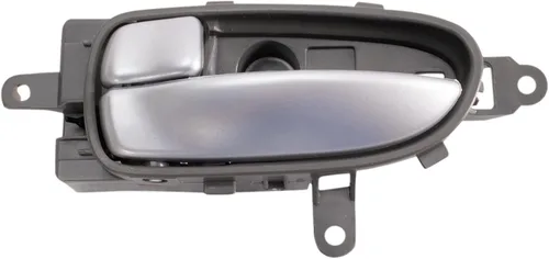 Vista 70 de TRQ Manija de puerta interior delantera izquierda cromada y negra para el lado del conductor compatible con Ford F-150 2012-2014