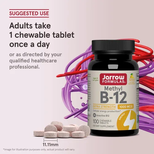 Vista 6 de Metil B12 1 de Jarrow Formulas , B12, 1, 1