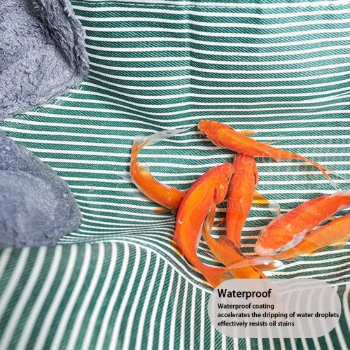 Vista 6 de V-shine Delantal de cocina para mujer con bolsillos para limpiar la mano, cuello ajustable para cocinar hornear
