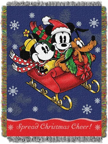 Vista 7 de Northwest - Manta de tapiz tejida de Mickey Mouse, 48 x 60 pulgadas, Get Set Go