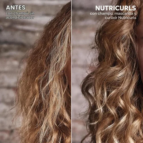Vista 4 de WELLA PROFESSIONALS Nutricurls Champú para Ondas Formulado con Complejo Nutritivo Nutricurls Nutricurls Nutrir y Define Sin Sulfatos
