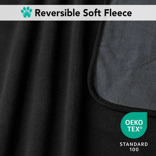Vista 4 de PetAmi Manta Impermeable para Mascotas Cama para Perros Funda de Sofá para Muebles, Reversible Lavable Forro Polar Suave