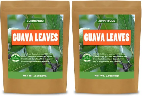 Vista 9 de Té de hojas enteras de guayaba, té de hojas sueltas de hierbas de guayaba, 2.0 onzas, 100% natural