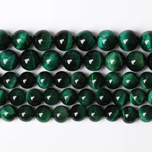 Vista 35 de 4mm 90 piezas Cuentas de piedra natural de turquesa africana para hacer joyería Cuentas sueltas de gemas redondas para pulseras, collares, aretes