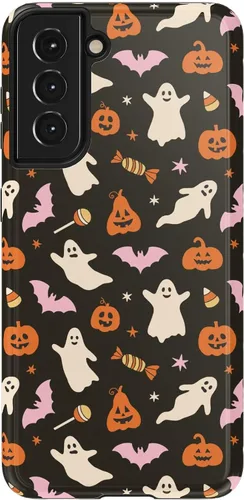 Vista 130 de Casely Funda para Galaxy S9 Postura de cadáver Yoga de esqueleto Diseño protector delgado esencial de doble capa