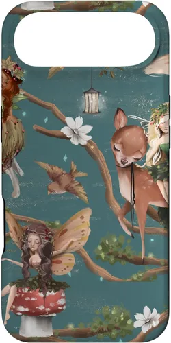 Vista 26 de iPhone 12/12 Pro Woodland Criatures - Carcasa para jardín de hadas