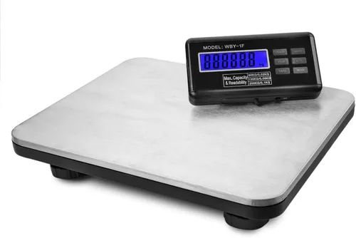 Vista 8 de Flexzion Báscula de envío USPS para paquete, báscula postal de envío digital resistente con pantalla LCD montada en la pared, capacidad máxima