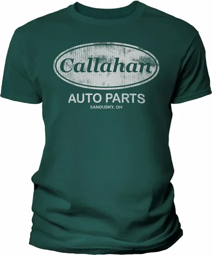 Vista 24 de Callahan Auto Parts - Camiseta vintage de película para hombre y mujer Chocolate oscuro
