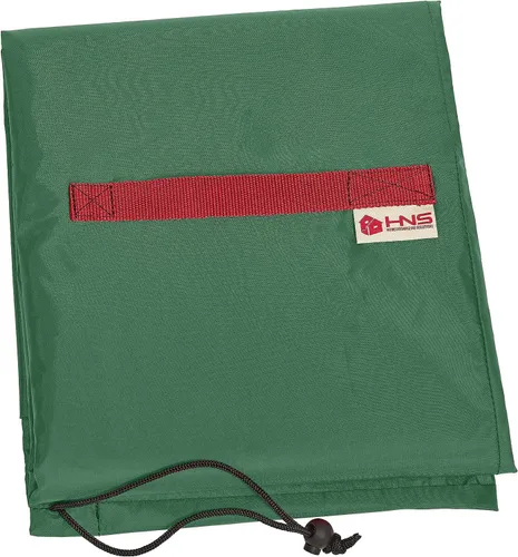 Vista 9 de Bolsa de almacenamiento vertical para árbol de Navidad - Se adapta a árboles artificiales de 7 pies y árboles topiarios de Navidad, cubierta Verde