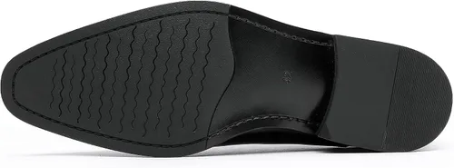 Vista 2 de Zapatos de vestir para hombre, zapatos de cuero formales con cordones Oxford para hombre