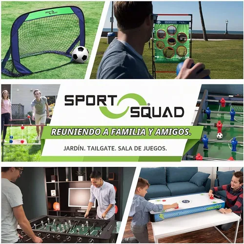 Vista 5 de JOOLA HIT MIT - Juego de red de bádminton portátil de altura ajustable - Red multideporte de competición para interior o exterior para jugar