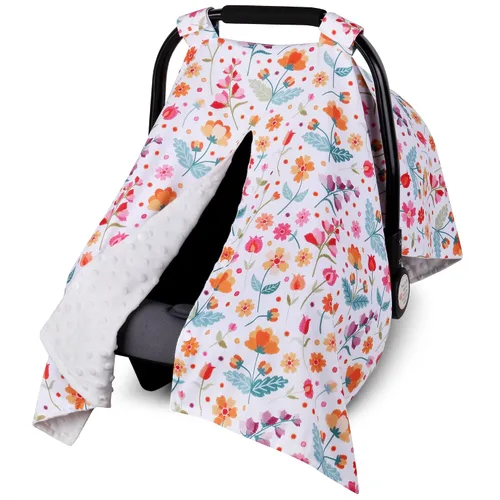 Vista 12 de Metplus Funda para asiento de coche 2 en 1 para bebé, toldo para asiento de coche para bebés, funda de lactancia multiuso para mamá, fundas