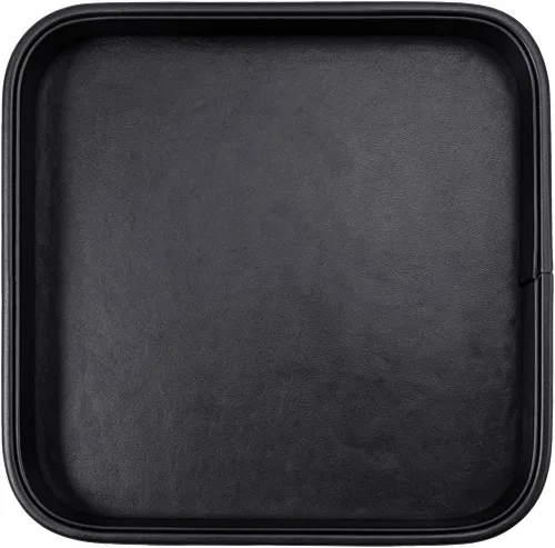 Vista 8 de Bandeja de valet para hombres de 8.2 x 11.8 pulgadas, organizador simple de Marrón Oscuro