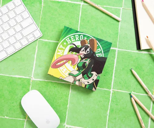 Vista 4 de JUST FUNKY My Hero Academia Looksee Mystery Blind Box, Tsuyu Asui Incluye 5 coleccionables temáticos