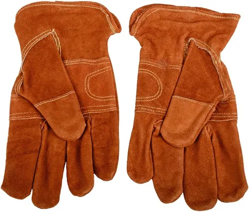 Vista 5 de Forney Guantes de trabajo de cuero vacuno premium para cercadores, para hombres