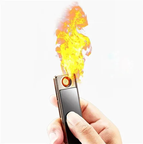 Vista 5 de Xipe - Encendedor de arco USB resistente al viento, encendedor de arco USB recargable (3 piezas)