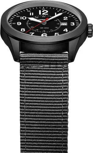 Vista 4 de LN LENQIN Relojes militares para hombre, reloj deportivo analógico de cuarzo impermeable para hombre con fecha, luminoso, militar, campo táctico