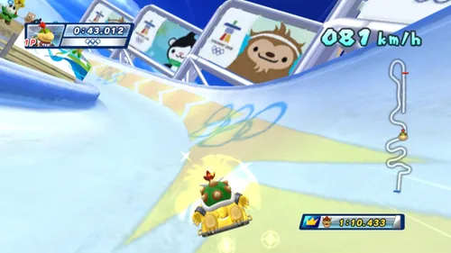 Vista 2 de Mario and Sonic at the Olympic Winter Games - Nintendo Wii