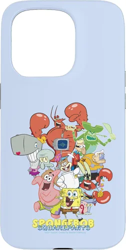 Vista 14 de Funda para iPhone 16 SpongeBob SquarePants Group Party Pose