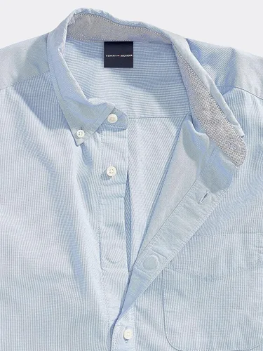 Vista 6 de Tommy Hilfiger Men's Adaptive Magnetic Long Sleeve Button Down Shirt in Classic Fit