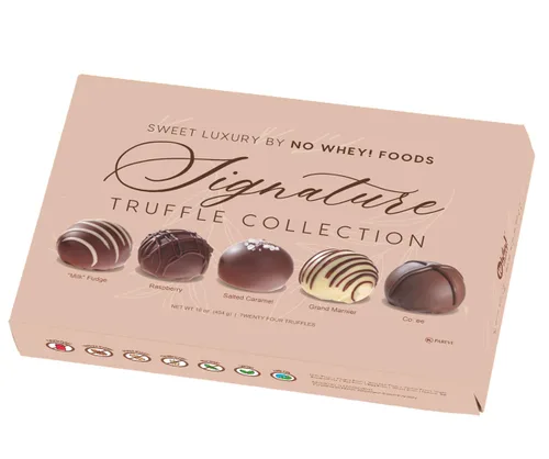 Vista 3 de Trufas gourmet, 15 unidades, veganas, sin lácteos, sin nueces, aptas para alérgicos