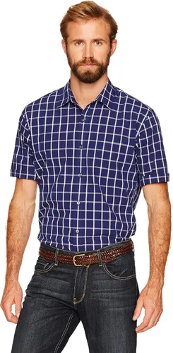 Vista 5 de Tienda Essentials - Camisa de popelina de manga corta de ajuste regular para hombre