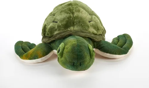 Vista 9 de The Petting Zoo Conservation - Peluche de tortuga marina, regalos para niños, animales del océano, juguete de peluche de tortuga marina de 18