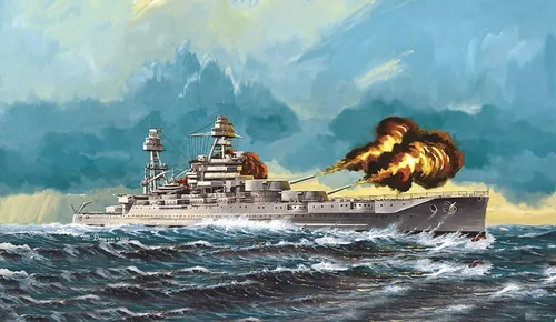 Vista 2 de Hobby Boss HY86501 USS Arizona BB-39 Kit de construcción de modelo de barco