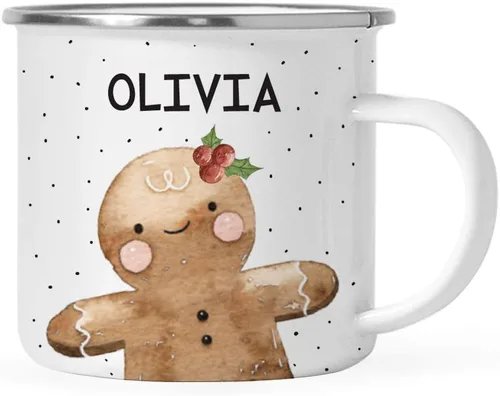 Vista 9 de Andaz Press Taza de café personalizada de acero inoxidable de 11 onzas, regalo de broma, oso de acuarela, 1 paquete, ideas personalizadas de taza