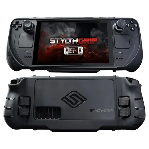Vista 9 de Satisfye - StylthGrip Bundle, Compatible With The Steam Deck & OLED. Bundle Includes StylthGrip, Hard Shell Cover, RYZE Thumbpads and Rubbers (2+2)