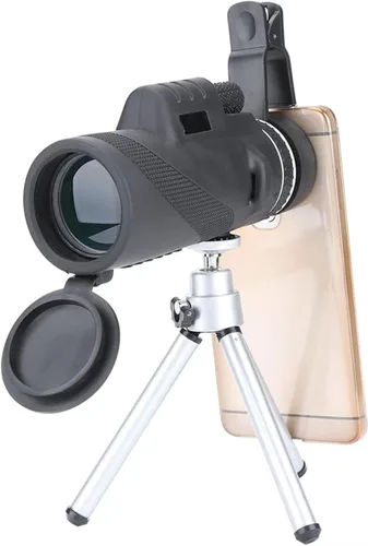 Vista 7 de Monocular Telescope 40×60 High Power Monocular Telescope with Smartphone Adapter Tripod for Birdwatching Hiking Camping
