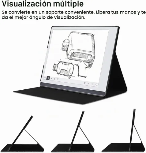 Vista 3 de Funda para tableta Remarkable 2, delgada, ligera, con soporte para bolígrafo para tableta de papel Remarkable 2 de 10.3 pulgadas, lanzada en 2020