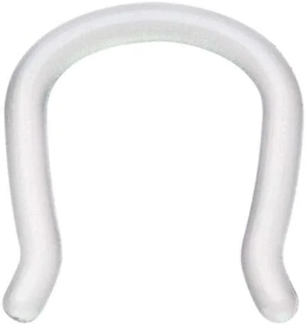 Vista 5 de Pierced Owl - Retenedor de anillo de septum flexible Bioflex de tacto suave de 14-16GA