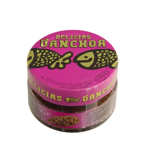 Vista 4 de Eurocaviar - Shikran - Perlas de caviar de anchoa prémium del mar Cantábrico - 3.52 oz [3.53 oz] - Sal reducida, rica en omega-3 y enriquecida
