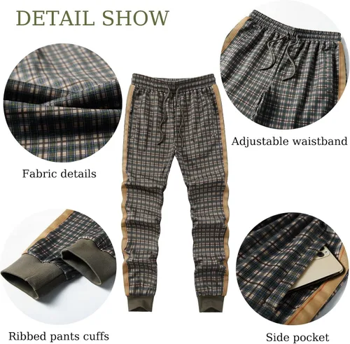 Vista 5 de ANOTWENER Trajes deportivos de 2 piezas para hombre, cuello alto, manga larga con bolsillos laterales dobles, chaqueta y pantalones deportivos