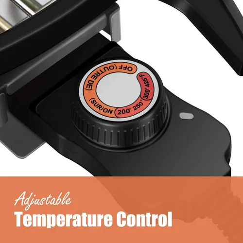Vista 4 de Techwood - Parrilla eléctrica para barbacoa de 15 porciones para interiores y exteriores, diseño de doble capa, parrilla portátil extraíble, 1600 W
