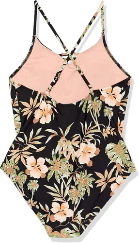Vista 4 de Volcom Bañador de una pieza para niña for The Tide, Combo Negro
