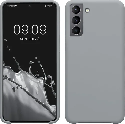Vista 61 de kwmobile Funda compatible con Samsung Galaxy S9 - Funda de silicona TPU con acabado suave - Blue Reef
