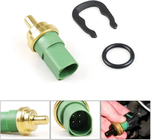 Vista 5 de TS477 Sensor de temperatura del refrigerante del motor compatible con Audi A3 A4 A6 A8 RS6 S4 S6 S8 TT Quattro Beetle Golf J-etta Passat Eurovan