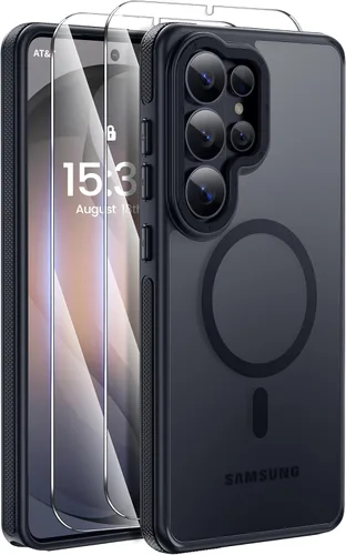 Vista 37 de Funda magnética fuerte para iPhone 12 Pro Max [Protección de grado militar de 10 pies] Compatible con MagSafe, funda protectora a prueba de golpes