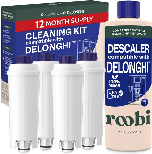 Vista 9 de Roobi Solución de descalcificación para cafetera DeLonghi - 1 botella de 16.9 fl oz