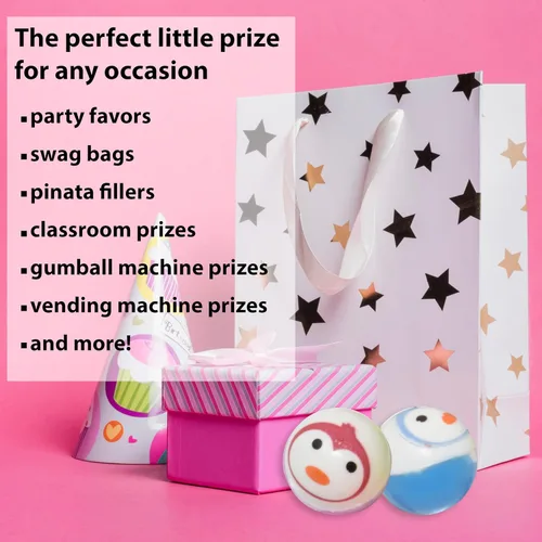 Vista 5 de Kiddie Play 25 Bouncy Balls for Kids Party Favors Bouncy Ball 27mm Superball Small Rubber Balls for Kids