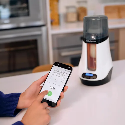 Vista 11 de Baby Brezza Calentador Inteligente de Biberones, Calentador de Leche Materna + Descongelador – Aplicación Gratuita - Diferentes Temperaturas