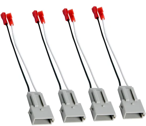 Vista 5 de HSTECH 72-4568 2 pares (paquete de 4) arnés de altavoz para vehículos motorizados generales seleccionados adaptadores totales