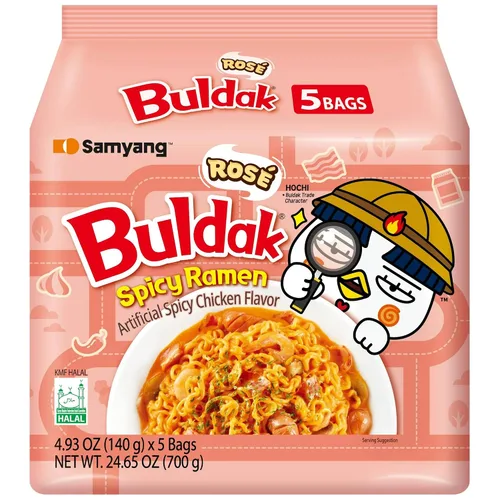 Vista 4 de Samyang Hot Chicken Habanero Lime Buldak 5 pack