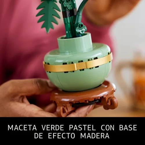 Vista 5 de LEGO Botanicals - Juego de construcción de crisantemo para adultos a partir de 18 años - Flor artificial para centros de mesa de comedor